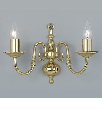 Double Flemish wall light