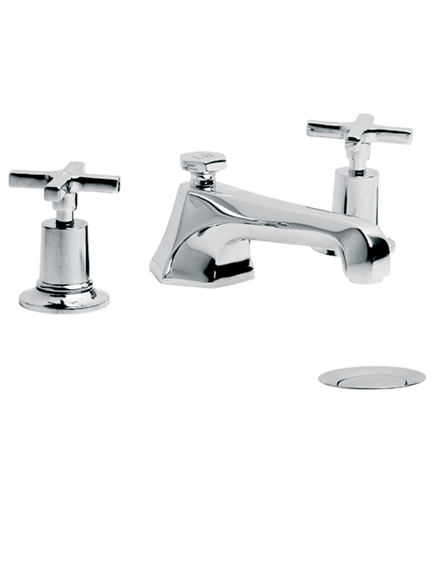 Lefroy Brooks Mackintosh three hole basin mixer with pop-up waste MH1228