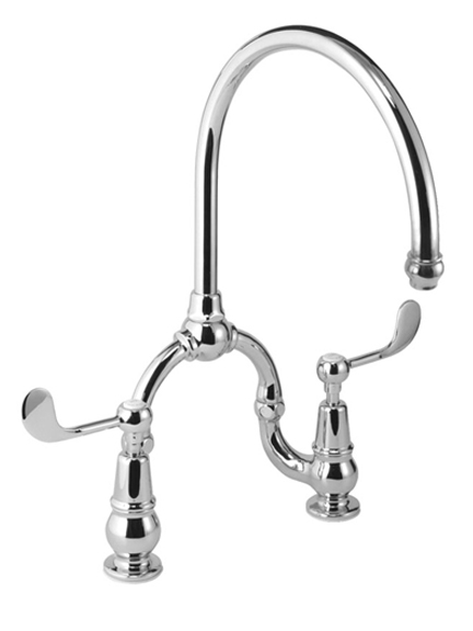 La Chapelle deck mounted lever kitchen mixer