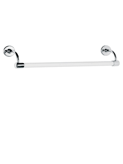 Lefroy Brooks Classic wide bore stove enamelled towel bar, extra long  LB4508