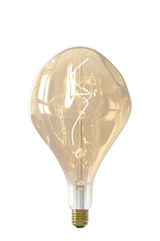 LED Filament Bulb - 6w E27 Giant Organic Gold/Titanium