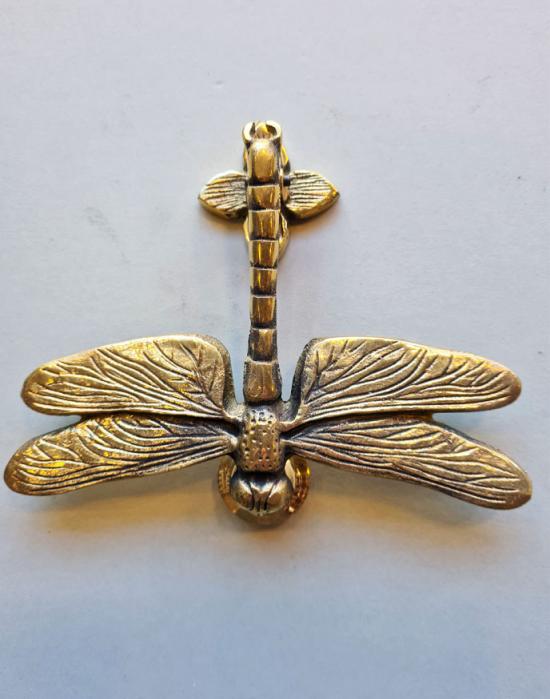 Brass Dragonfly Door Knocker