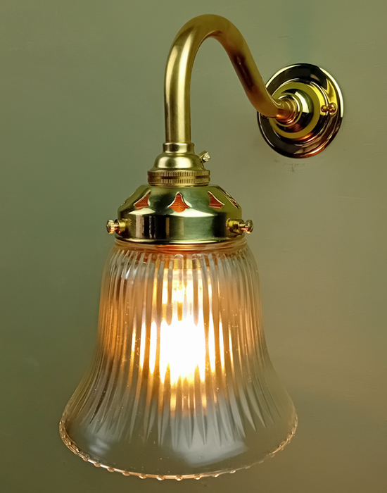 Single Prismatic Tulip Wall Light